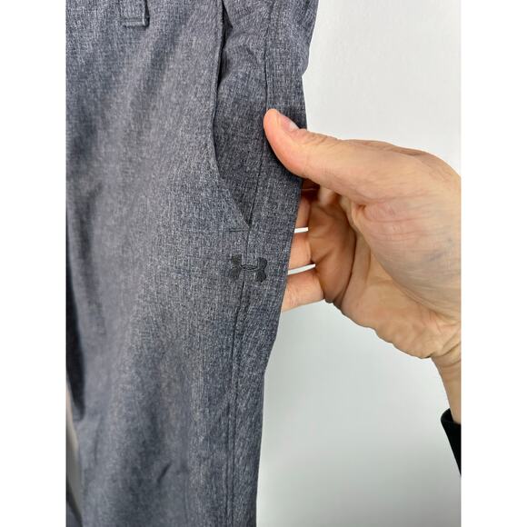 Under Armour Match Play Vented Golf Pants Grey Size 34x32 Breathable Performance - Picture 11 of 13